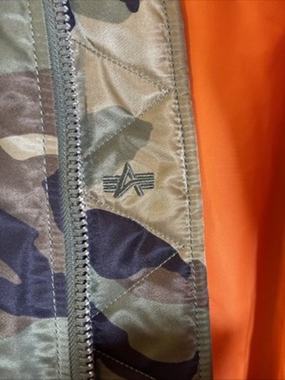 Alpha Industries MA-1 Flyers Heritage Bomber Jacket Men 3X Camo RARE! - Picture 6 of 10